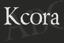 Kcora Font