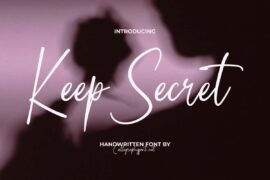 Keep Secret Demo Font