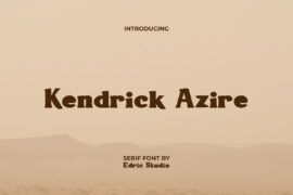 Kendrick Azire Demo Font