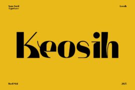 Keosih Font