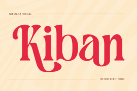 Kiban Demo Version Font