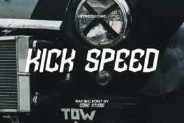 Kick Speed Demo Font