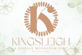 Kingsleigh Monogram Font