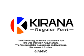 KIRANA Font