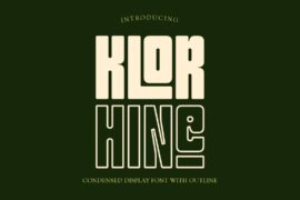 Klorhine Font