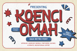 Koenci Omah Trial Font