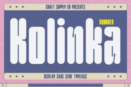 Kolinka Rounded Demo Font