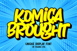 Komica Brought Font