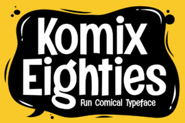 Komix Eighties Font Family