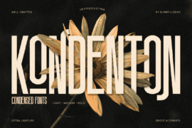 Kondenton Font Family
