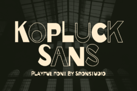 Kopluck Sans Font Family