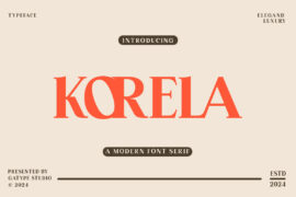 Korela Serif Font