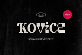 Kovice Font