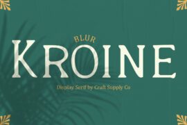 Kroine Blur Demo Font