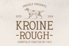 Kroine Rough Demo Font