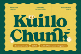 Kuillo Chunk Personal Use Only Font