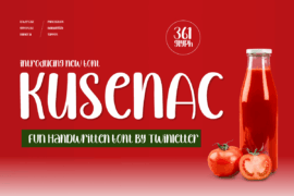 KUSENAC Trial Font