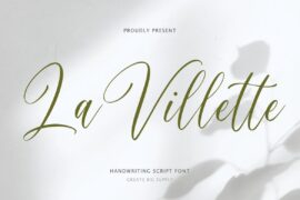 La Villette Font