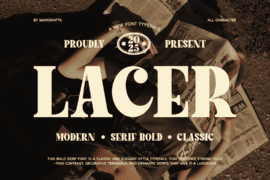LACER Font