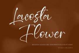 Lacosta Flower Font