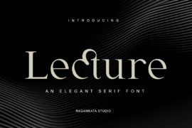 Lacture Demo Font