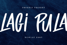 Lagi Pula – Personal Use Font