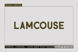 Lamcouse Font