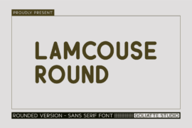 Lamcouse Round Font
