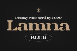 Lamna Blur Demo Font