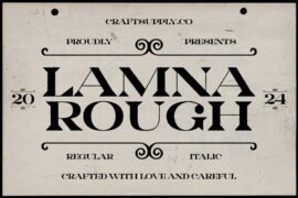 Lamna Rough Demo Font