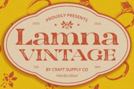 Lamna Vintage Demo Font