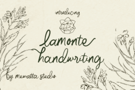 Lamonte Handwriting Font