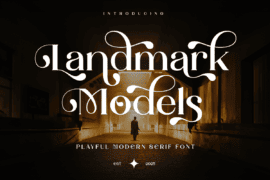 Landmark Models Demo Font