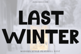 Last Winter Font
