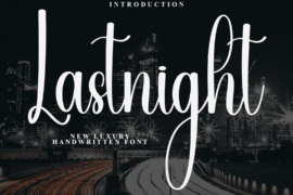 Lastnight Font