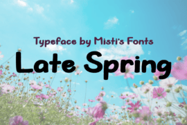 Late Spring Font