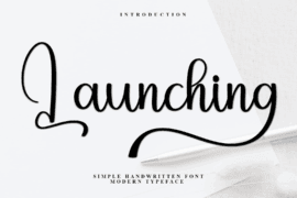 Launching Soon Font
