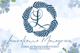 Laurelienne Monogram Font