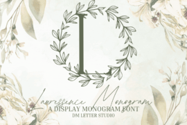 Lauressence Monogram Font