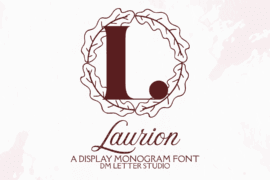 Laurion Monogram Font