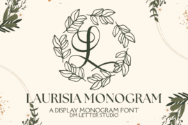 Laurisia Monogram Font