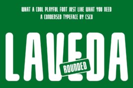 Laveda Rounded Demo Font