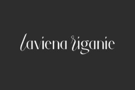 Laviena Riganie Demo Font