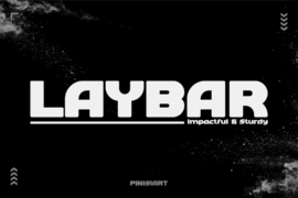 LAYBAR Font