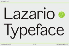 Lazario Demo Font