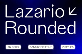 Lazario Rounded Demo Font