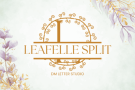 Leafelle Split Font