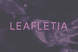 Leafletia Font
