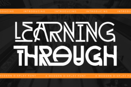 Learning Through Demo Font