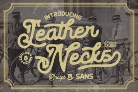 Leather Necks DEMO Font